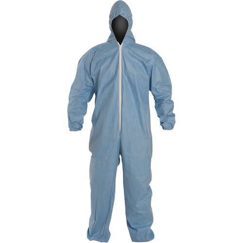 ProShield&reg; 6 SFR Coveralls, Large, Blue, FR Treated Fabric Fastek