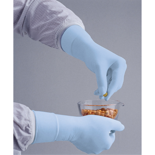 N-DEX&reg; Ultimate Gloves, Medium, Nitrile, 6-mil, Powder-Free, Blue Fastek