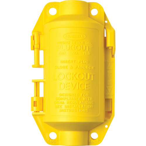 Hubbell Plugout&reg; Lockout, Plug Type Fastek