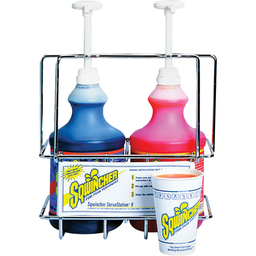 Sqwincher&reg; ServaStations&reg; Wall Mount Rack Fastek