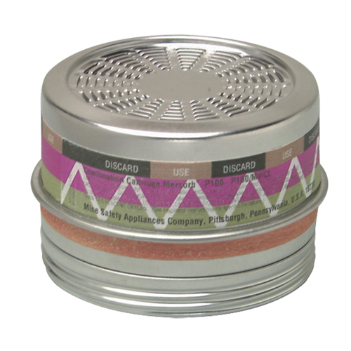 Cartouches pour respirateurs Comfo, Cartouche gaz/vapeur, Vapeurs organiques/P100 Fastek