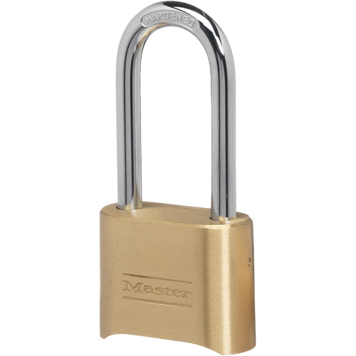 Cadenas &agrave; combinaison, Argent, Rev&ecirc;tement en laiton, Largeur de 2" Fastek