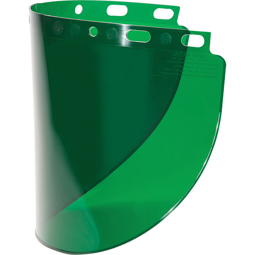 Fibre-Metal&reg; Wideview Faceshield Visor, Propionate, Green Tint Fastek