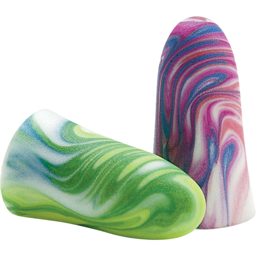 SparkPlugs&reg; Multi-Coloured Foam Earplugs, Bulk - Box Fastek