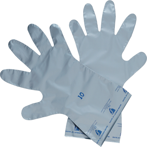North&reg; Silver Shield&reg; 4H Series Gloves, Size 6/X-Small, 14.5" L, EVOH/Polyethylene, 2.7 mil Fastek
