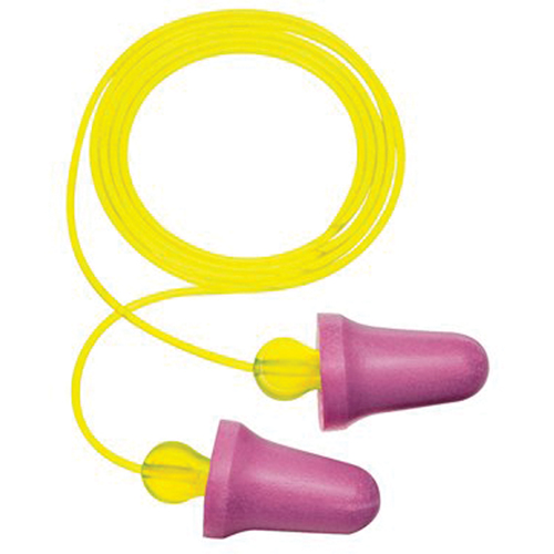 E-A-R No-Touch Foam Earplugs, Pair - Polybag, Corded Fastek