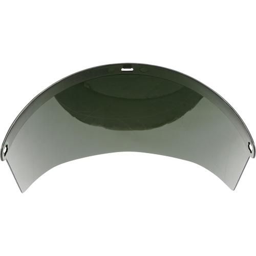 Molded Faceshield Window, Polycarbonate, Green Tint Fastek