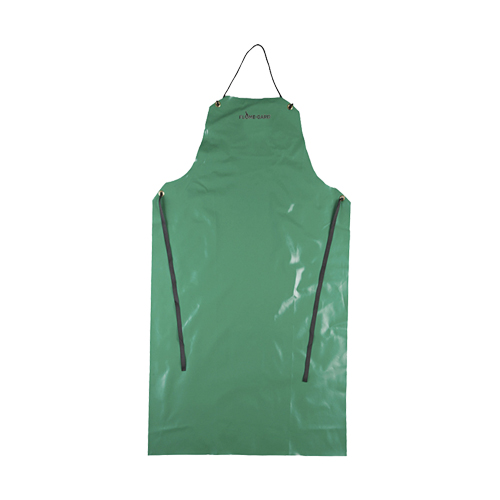 A43 48 CA-43&reg; FR Apron, Polyester/PVC, 29" L x 48" W, Green Fastek