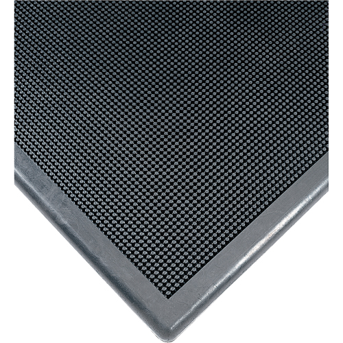 Sanitizing Footbath Mat No. 222, Rubber, 2' W x 2-2/3' L x 1/2" Thick, Black Fastek