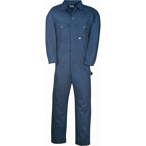 Westex Indura&reg;FR-7A&reg; Welder's Coveralls, Size 34, Navy Blue Fastek