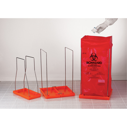 Clavies&reg; Bag Holders, Bio-Hazard, 14" L x 14" W Fastek