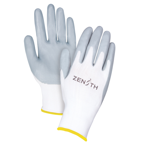 Lightweight Breathable Coated Gloves, 11/2X-Large, Foam Nitrile Coating, 13 Gauge, Polyester Shell Fastek