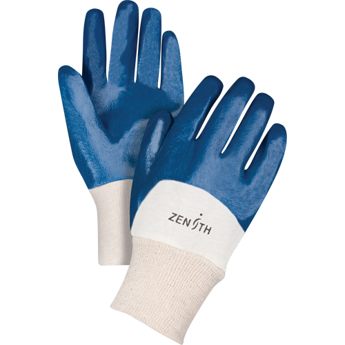 Medium-Weight Interlock Lined Gloves, 11/2X-Large, Nitrile Coating, Cotton Shell Fastek
