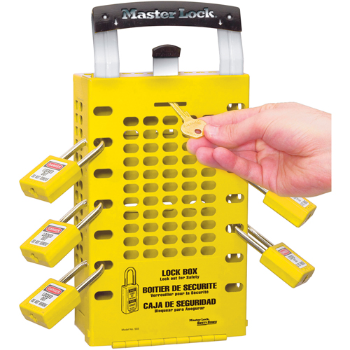 Bo&agrave;tes de verrouillage Latch Tight, Jaune Fastek