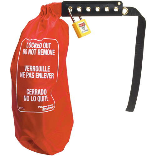 Sac de cadenassage &eacute;lectrique pour prise surdimensionn&eacute;e & contr&ocirc;le de palan, Type Prise Fastek