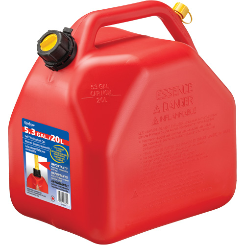 Jerry Cans, 5.3 US gal./20.06 L, Red, CSA Compliant/ULC Fastek