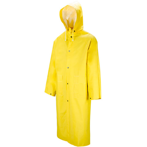 Tornado Long Coat, PVC, 5X-Large, Yellow Fastek