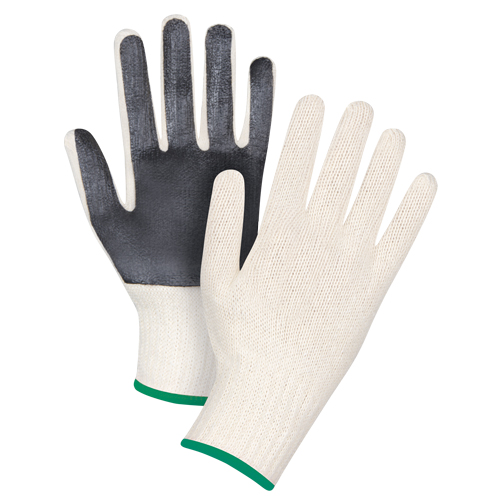 Palm-Coated String Knit Gloves, Poly/Cotton, Single Sided, 7 Gauge, Medium Fastek