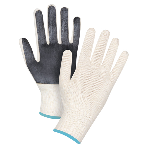 Gants en tricot &agrave; paume enduite, Poly/coton, Un c&ocirc;t&eacute;, Calibre 7, T-Grand Fastek