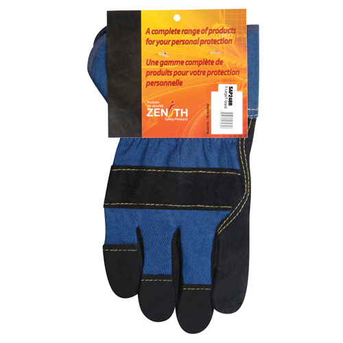 Gants d'ajusteur doubl&eacute;s pour l'hiver &agrave; chaleur sup&eacute;rieure, T-Grand, Paume en Cuir de vache refendu, Doublure en Thinsulate Fastek
