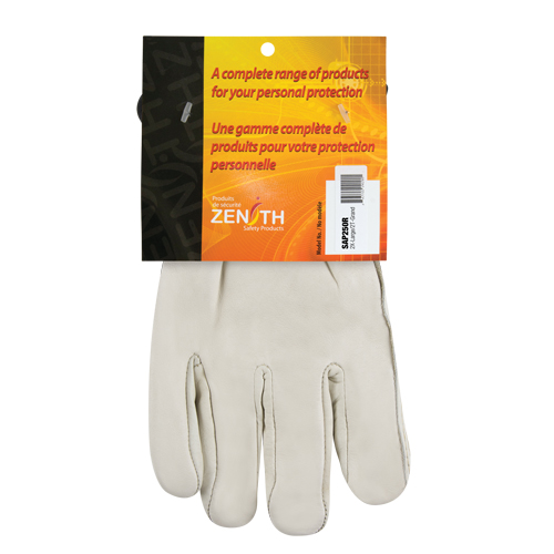 Standard-Duty Winter-Lined Driver's Gloves, 2X-Large, Grain Cowhide Palm, Fleece Inner Lining Fastek