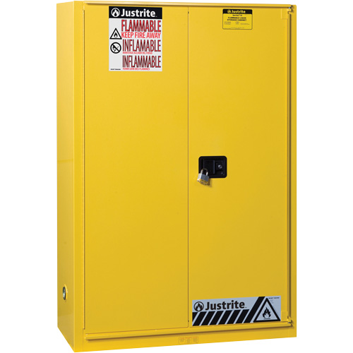 Sure-Grip&reg; Ex Flammable Storage Cabinets, 45 gal., 1 Door, 43" W x 65" H x 18" D Fastek