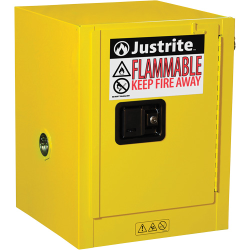 Armoire de s&eacute;curit&eacute; de comptoir pour produits inflammables EX Sure-Grip, 4 gal., 1 Porte(s), 17" La x 22" h x 17" p Fastek