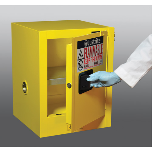 Armoire de s&eacute;curit&eacute; de comptoir pour produits inflammables EX Sure-Grip, 4 gal., 1 Porte(s), 17" La x 22" h x 17" p Fastek