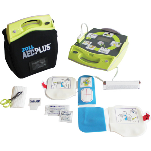 D&eacute;fibrillateur AED Plus, Semi-automatique, Anglais, Classe 4 Fastek