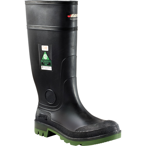 Bottes industrielles tout temps Enduro, Caoutchouc, Embout Acier, Pointure 8, Semelle R&eacute;sistant aux perforations Fastek