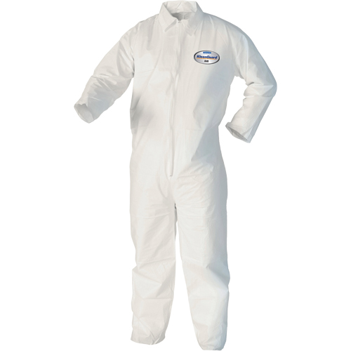 Kleenguard A40 Coveralls, X-Large, White, Microporous Fastek