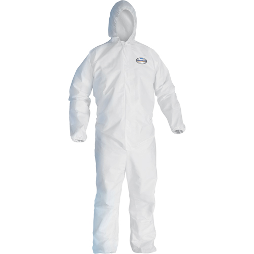 Kleenguard A40 Coveralls, X-Large, White, Microporous Fastek