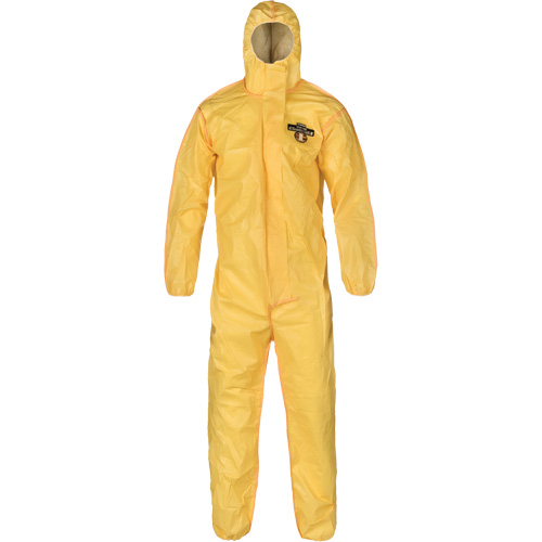 ChemMax 1 Coveralls, Small, Yellow Fastek