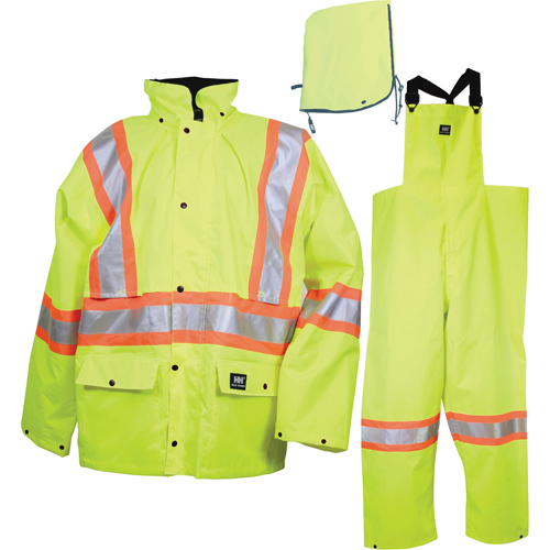 Waverley Packable Storm Suits, Nylon, Small, High Visibility Lime-Yellow Fastek