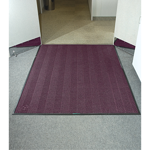 Tapis Waterhog Eco Elite, Essuie-pieds/grattoir, 4' x 20' x 3/8", Marron Fastek