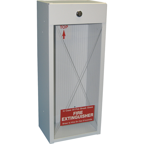 Surface-Mounted Fire Extinguisher Cabinets, 8.5" W x 20.5" H x 6" D Fastek