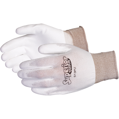 Gants en nylon &agrave; paume enduite de polyur&eacute;thane Superior Touch de qualit&eacute; sup&eacute;rieure, 7/Petit, R&ecirc;vetement Polyur&eacute;thane, Calibre 13, Enveloppe en Nylon Fastek