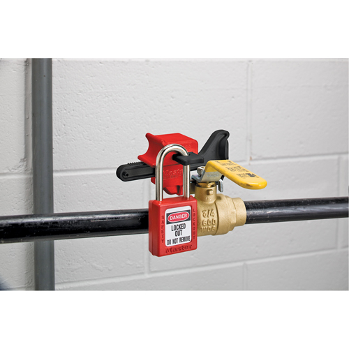 Seal Tight Handle-On Valve Lockouts, Ball Type Fastek