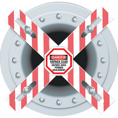 Danger Man-Way Cross Barrier Fastek