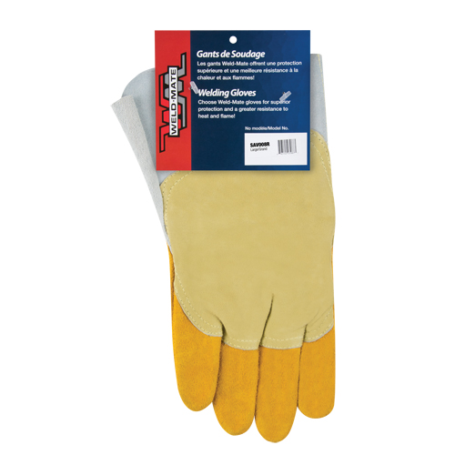 Gants de soudage pour pipelinier, Cuir de vache refendu, Taille Grand Fastek