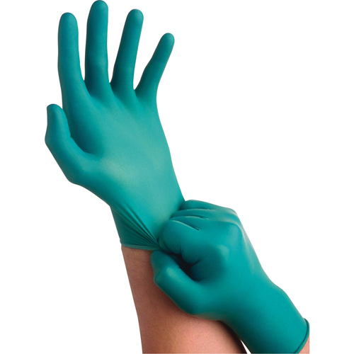 TouchNTuff&reg; 92-600 Gloves, Small, Nitrile, 5-mil, Powder-Free, Green Fastek