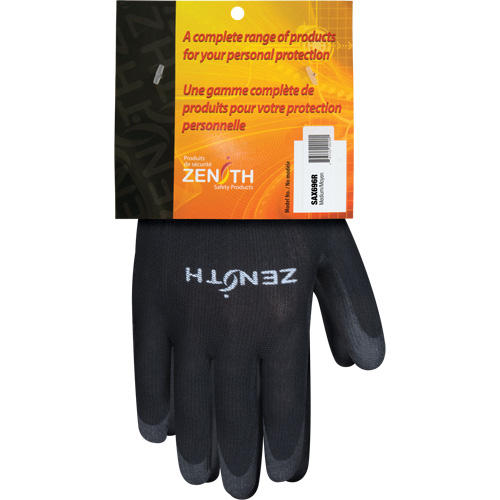 Ultimate Dexterity Coated Gloves, 8/Medium, Polyurethane Coating, 13 Gauge, Polyester Shell Fastek