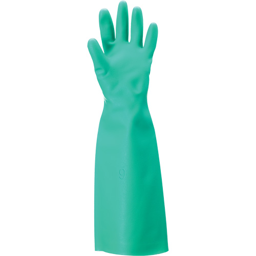 Gants Solvex 37-185, Taille T-Grand/10, 18" lo, Nitrile, 22 mils Fastek