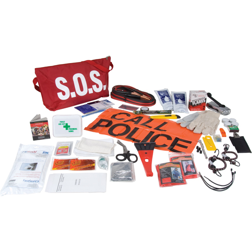 S.O.S. Distress First Aid Kits, Class 1 Medical Device, Nylon Bag Fastek