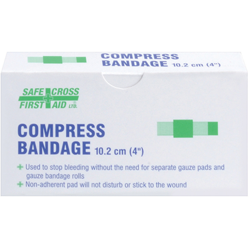 Compress (Pressure) Bandages, 4" L x 4" W Fastek