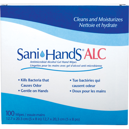 Sani-Hands&reg; ALC Antimicrobial Hand Wipes, Packet Fastek