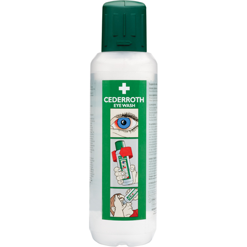 Cederroth Eyewash Solution, Full Bottle, 500 ml Fastek