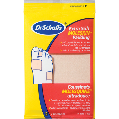 Tampons Moleskin Plus de Dr Scholl's Fastek
