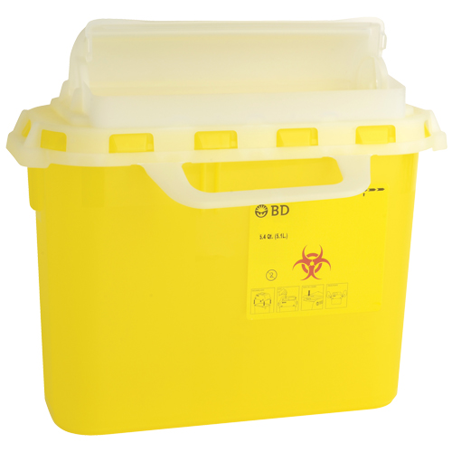 BD Sharps Collectors, 5.1 L  Capacity Fastek