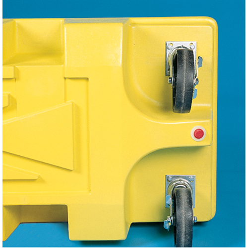 Chariots Poly-Spillcart, 66,5" lo x 29" la x 43,9" h, Cap. de d&eacute;versement 57 gal. US Fastek